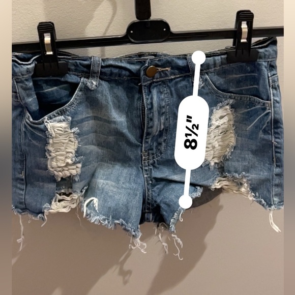 Pistola distressed denim shorts 28 - Picture 5 of 7